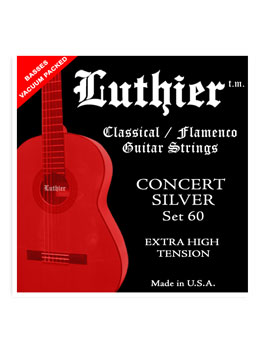 Luthier (cuerdas nylon)<br><br>Concert Silver /Set 60<br>Extra High tension